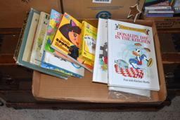 Four Boxes of Assorted children's books, toys, crafts