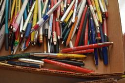 Large Assortment of Pens and Pencils