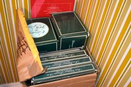 5 Boxes of Assorted Avon Christmas and other Christmas decorations