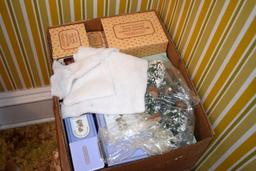 5 Boxes of Assorted Avon Christmas and other Christmas decorations