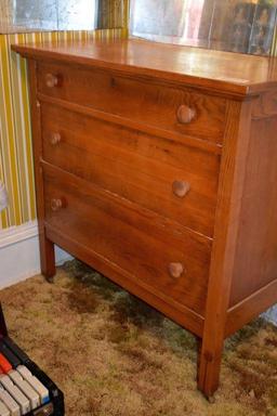 Oak 3 Drawer dresser