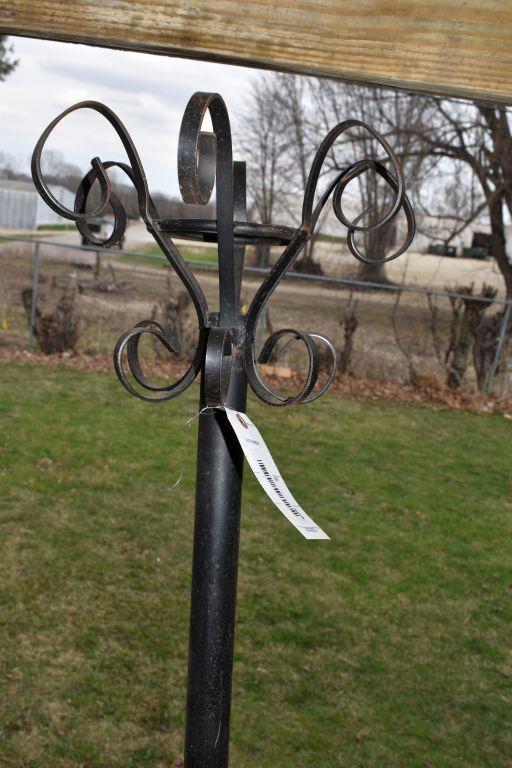Coat rack and pump