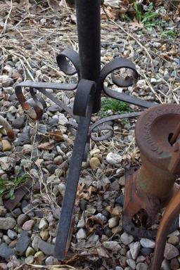 Coat rack and pump
