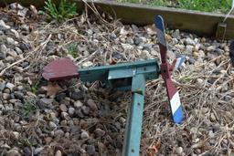 Garden hose, sprayer, watering can, cooler and whirly bird
