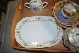 Assortment of porcelain dishes