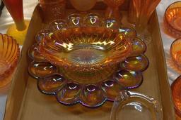 Assortment of carnival glass