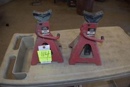 Set Of 3 Ton Jack Stands