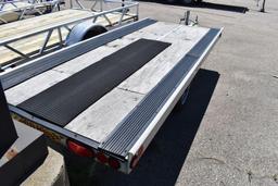 2014 Newmans Industries One place, Sled Bed Snowmobile Trailer, 2200 lb axle,
