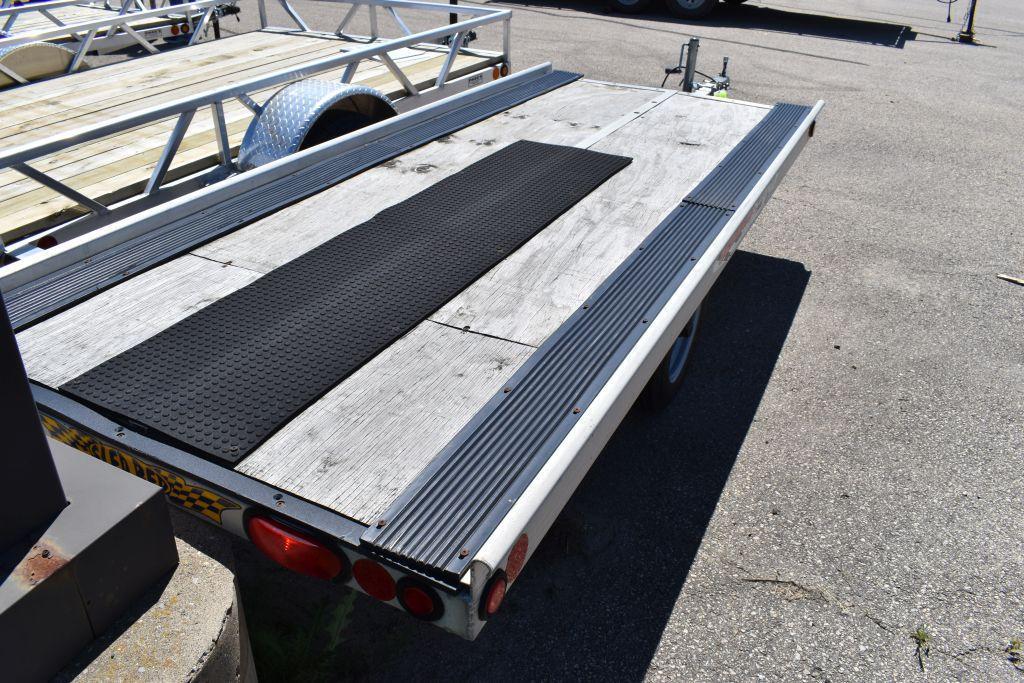 2014 Newmans Industries One place, Sled Bed Snowmobile Trailer, 2200 lb axle,