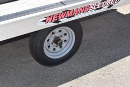 2014 Newmans Industries One place, Sled Bed Snowmobile Trailer, 2200 lb axle,