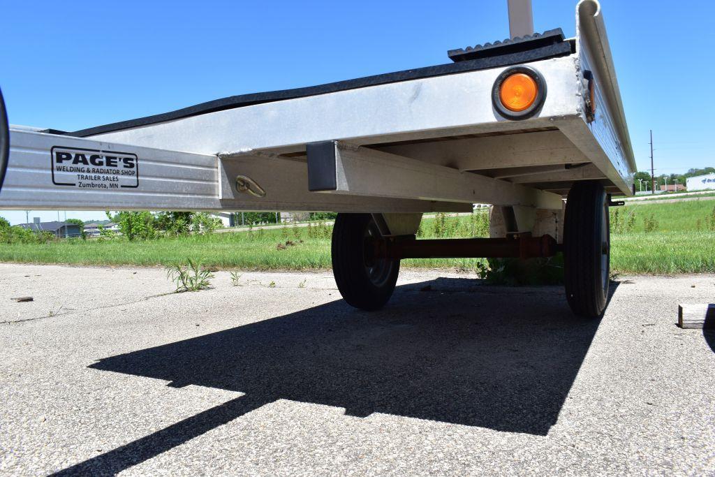 2014 Newmans Industries One place, Sled Bed Snowmobile Trailer, 2200 lb axle,