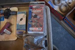 Assortment OF Trailing Wiring Converters, Brake Parts, Break Aways