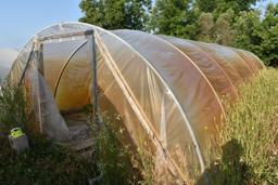 14'x45' hoop greenhouse with fan, Buyers responsible for removal, must be removed by