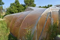 14'x45' hoop greenhouse with fan, Buyers responsible for removal, must be removed by
