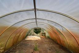 14'x45' hoop greenhouse with fan, Buyers responsible for removal, must be removed by