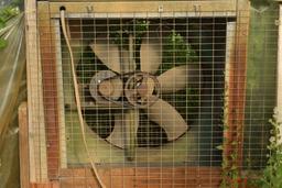 14'x45' hoop greenhouse with fan, Buyers responsible for removal, must be removed by
