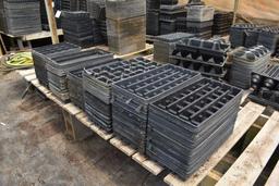 Assortment of plastic trays , located in GH 24