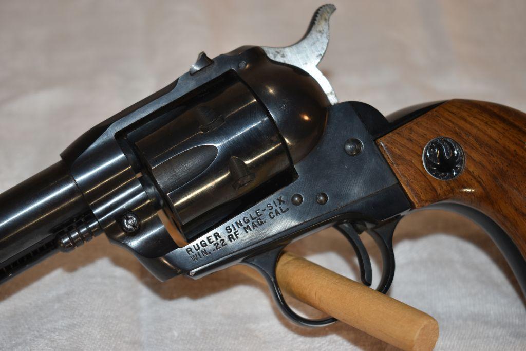 Ruger Single 6 Revolver, .22 Win Mag, 8 Shot, SN:313124, Pitting At End Of Barrel