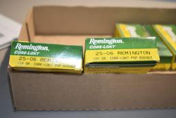 (4) Boxes Of Remington Core Lokt 25-06, 120 GR., 80 Rds Total