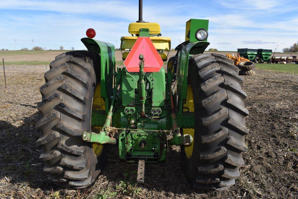 John Deere 4020 Diesel 2WD Tractor, 1178 Hours Showing, 18.4x34 Tires at 95%, Power Shift, Open
