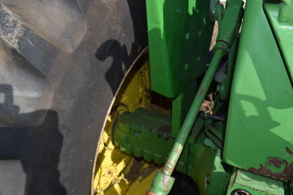 John Deere 4020 Diesel 2WD Tractor, 1178 Hours Showing, 18.4x34 Tires at 95%, Power Shift, Open