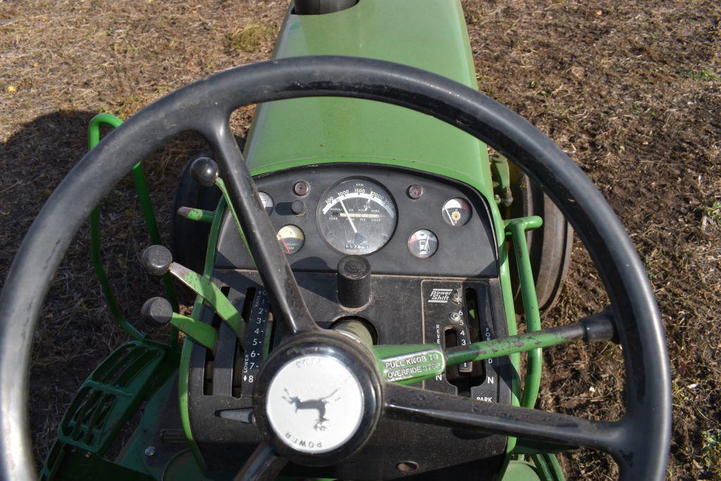 John Deere 4020 Diesel 2WD Tractor, 1178 Hours Showing, 18.4x34 Tires at 95%, Power Shift, Open