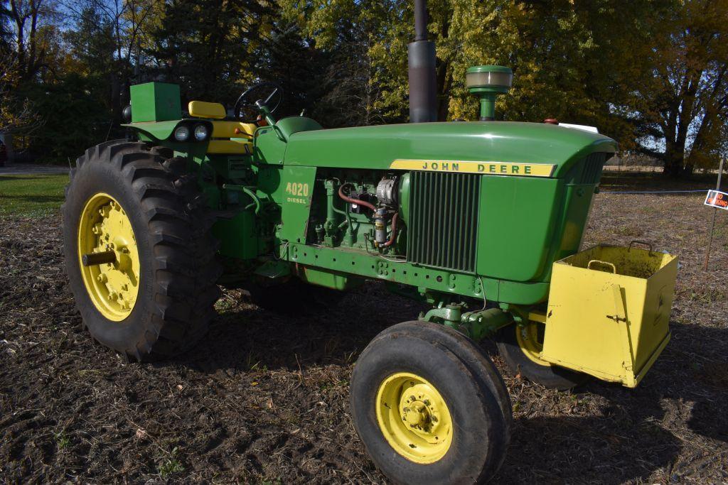 John Deere 4020 Diesel 2WD Tractor, 1178 Hours Showing, 18.4x34 Tires at 95%, Power Shift, Open