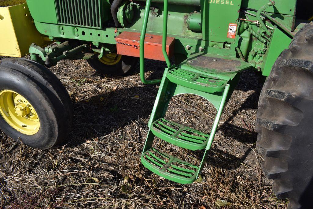 John Deere 4020 Diesel 2WD Tractor, 1178 Hours Showing, 18.4x34 Tires at 95%, Power Shift, Open