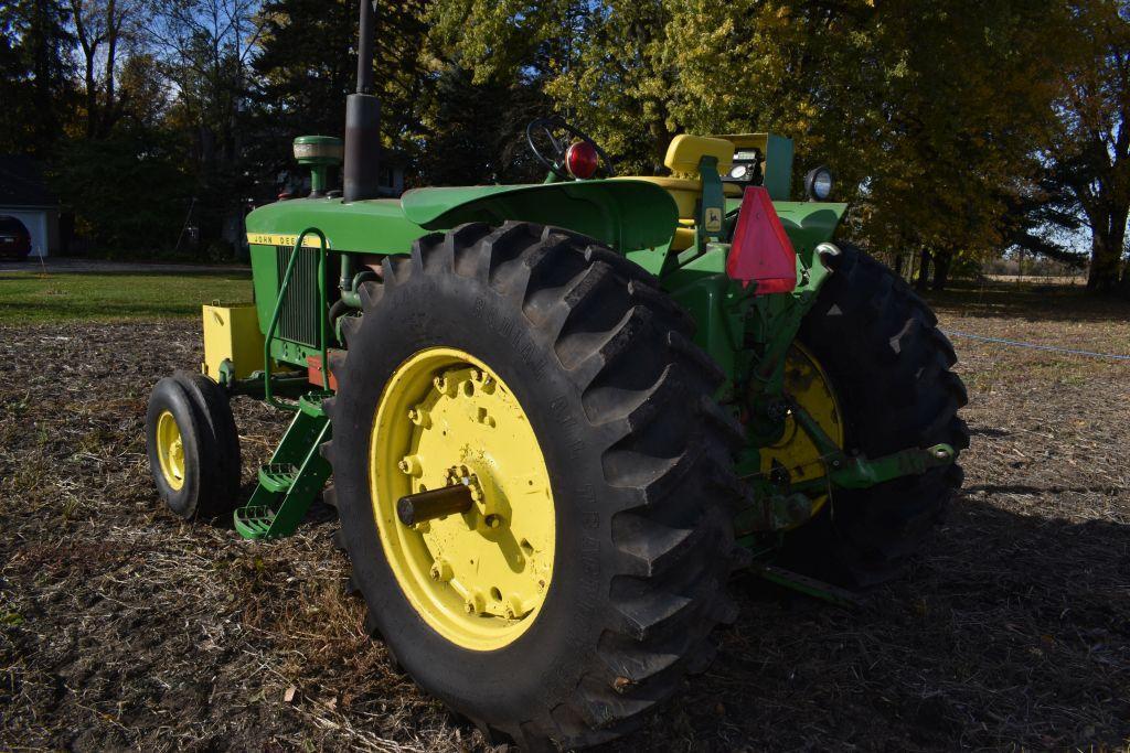 John Deere 4020 Diesel 2WD Tractor, 1178 Hours Showing, 18.4x34 Tires at 95%, Power Shift, Open
