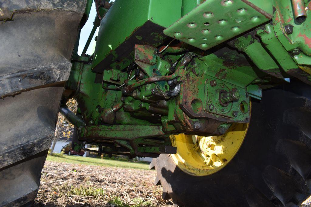 John Deere 4020 Diesel 2WD Tractor, 1178 Hours Showing, 18.4x34 Tires at 95%, Power Shift, Open