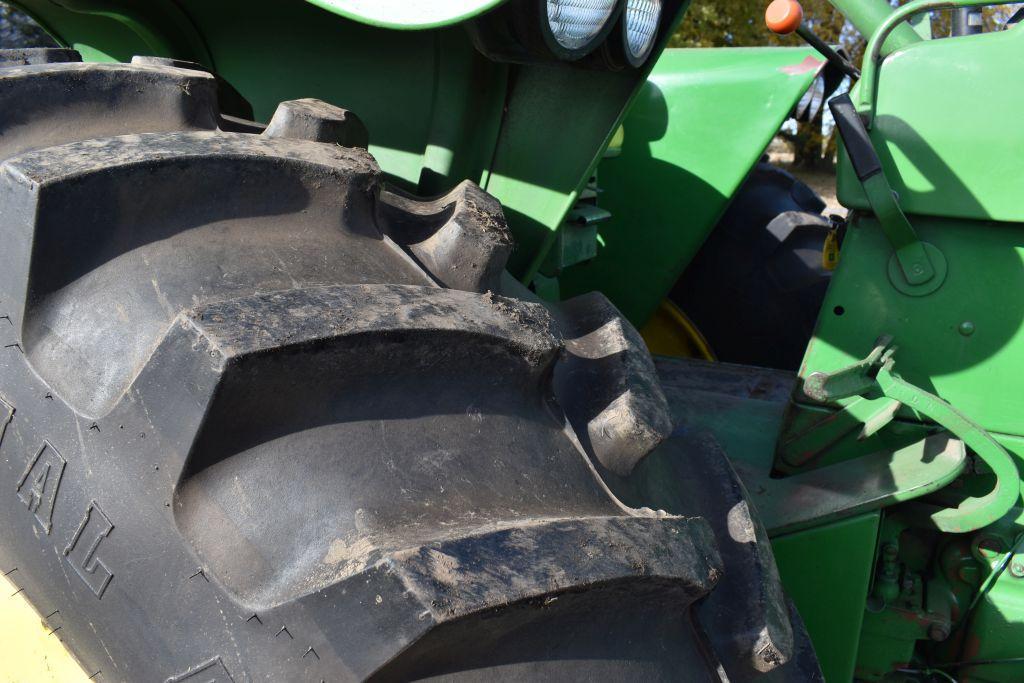 John Deere 4020 Diesel 2WD Tractor, 1178 Hours Showing, 18.4x34 Tires at 95%, Power Shift, Open