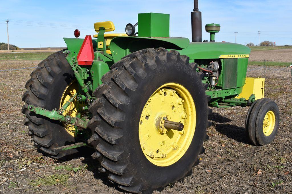 John Deere 4020 Diesel 2WD Tractor, 1178 Hours Showing, 18.4x34 Tires at 95%, Power Shift, Open