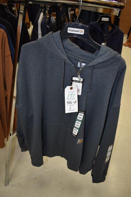 Carhartt Hooded Full zip Sweatshirt 4XL Regular