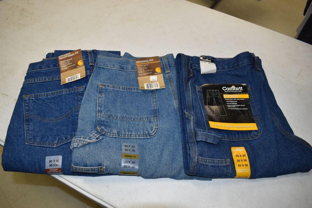 (3) Carhartt Men's Pants Size 30x30