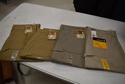 (4) Carhartt Men's Pants Size 34x34