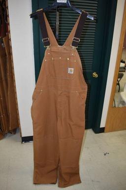 Carhartt Bib Overalls Legs Only Insulated Size 48x30