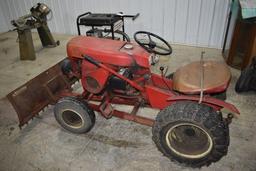 Wheel Horse Garden Tractor Model 753, Round Fender, Tire Chains, Motor is Free, Kohler Single