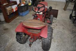 Wheel Horse Garden Tractor Model 753, Round Fender, Tire Chains, Motor is Free, Kohler Single