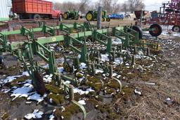 John Deere RM Row Crop Cultivator, 4 Row 30", 3pt., Rolling Shields