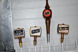 Carling Black Label Beer and Black Label Light Beer Tap Handle Markers (4 Total)