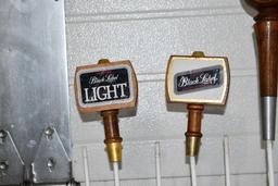 Carling Black Label Beer and Black Label Light Beer Tap Handle Markers (4 Total)