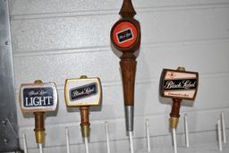 Carling Black Label Beer and Black Label Light Beer Tap Handle Markers (4 Total)