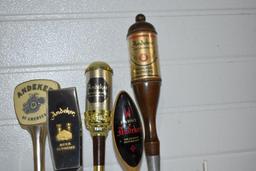 Pabst Andeker Draught Supreme Beer Tap Handle Markers (7 Total)