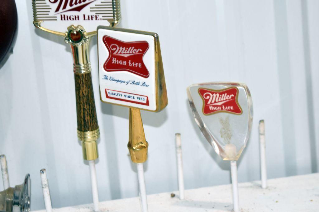 Miller High Life Beer Tap Handle Markers (4 Total)