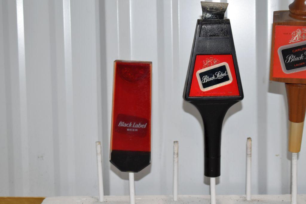 Black Label Tap Handle Markers (4 Total)