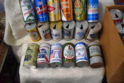 Assortment Of Aluminum And Metal Topped Cans (2) Boxes Total)
