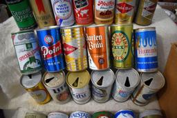 Assortment Of Aluminum And Metal Topped Cans (2) Boxes Total)