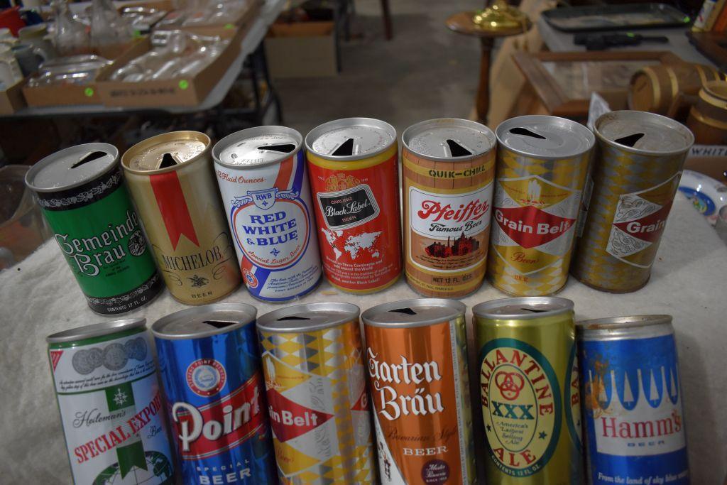 Assortment Of Aluminum And Metal Topped Cans (2) Boxes Total)