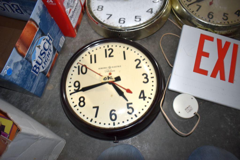 (2) Boxes Of Electric Clocks