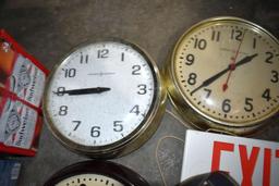 (2) Boxes Of Electric Clocks
